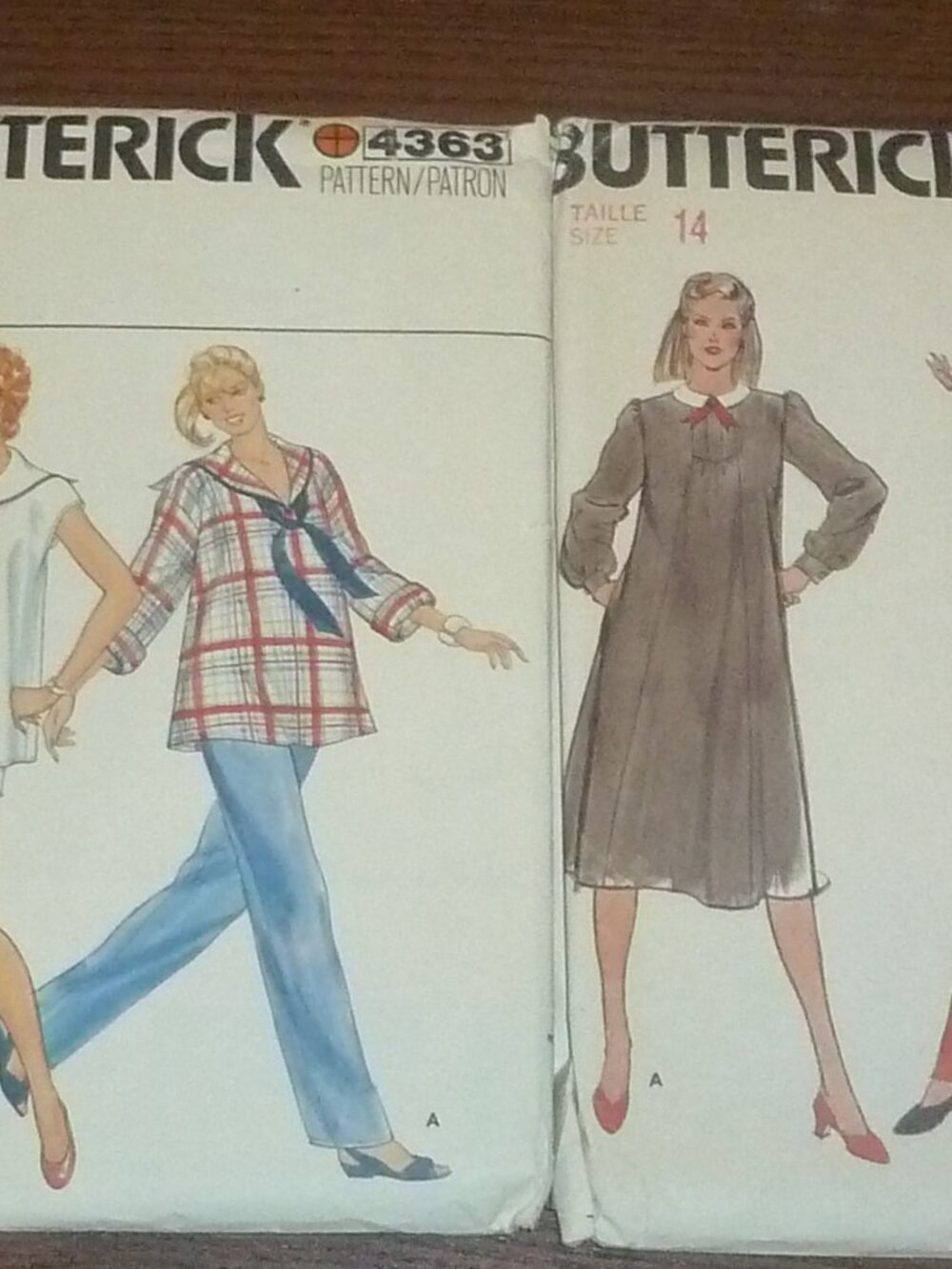 Lot Of 4 Butterick Uncut Retro Vogue Vintage sewing patterns All Size 14